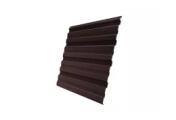 Профнастил Grand Line С10 R GreenCoat Pural Matt 0,5 мм RAL 8017 Шоколад – Купить оптом и в розницу