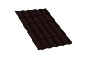 Металлочерепица Монтекристо-M PURMAN 0.5 мм RAL 8017 Шоколад – Купить оптом и в розницу