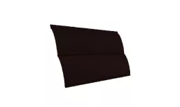 Металлический сайдинг Grand Line Блок-хаус Новый Quarzit Lite 0,5 мм RAL 8017. Артикул: GrandLine-MS1332