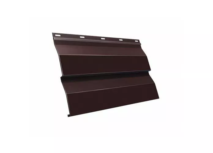 Металлический сайдинг Grand Line Корабельная доска XL Satin Matt 0,5 мм RAL 8017 Шоколад купить в краснодаре