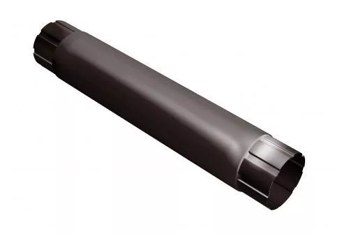 Труба круглая соединительная Grand Line 125/90 мм 1м RAL 8017 Шоколад купить в краснодаре