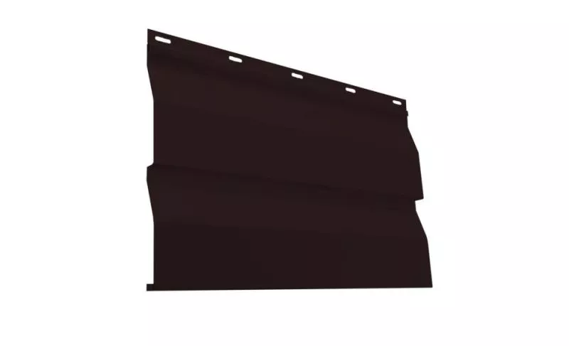 Металлический сайдинг Металл Профиль Корабельная доска PE 0,4 мм RAL 8017 Шоколад купить в краснодаре
