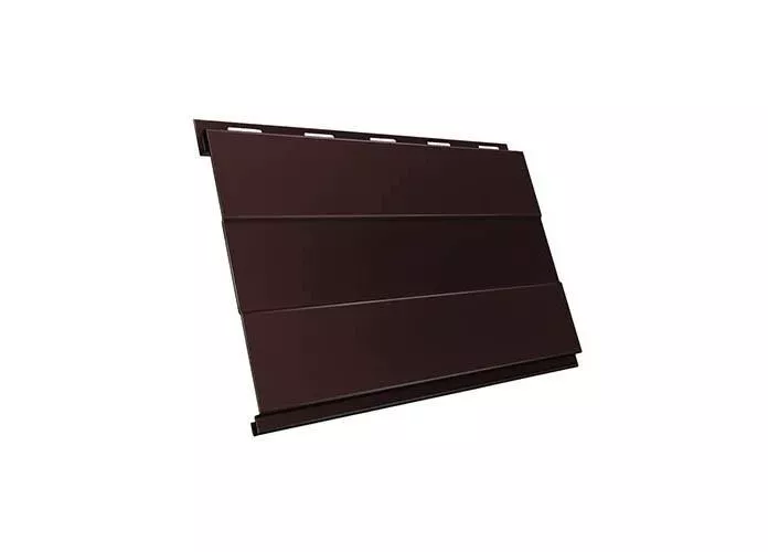 Металлический сайдинг Grand Line Вертикаль Проф GreenCoat Pural Matt RAL 8017 Шоколад купить в краснодаре