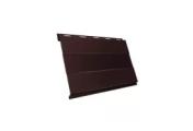 Металлический сайдинг Grand Line Вертикаль Проф Satin 0,5 мм RAL 8017 Шоколад – Купить оптом и в розницу