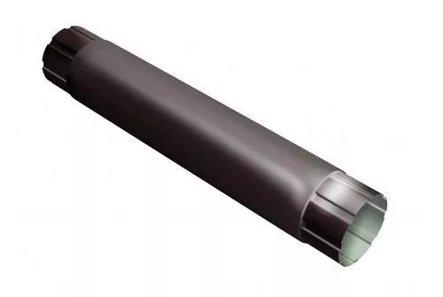 Труба круглая соединительная Optima Grand Line 90 мм 1 м RAL 8017 Шоколад купить в краснодаре