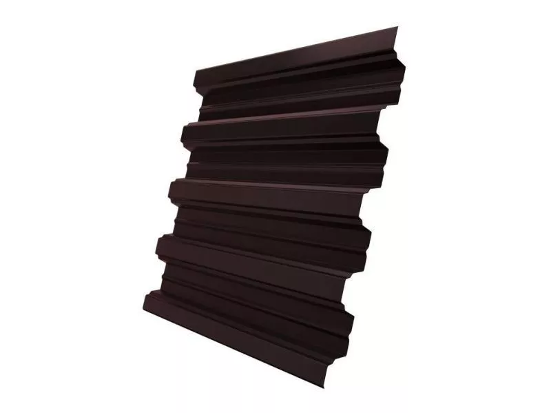 Профнастил Grand Line H75 R Полиэстер 0,7 мм RAL 8017 Шоколад купить в краснодаре