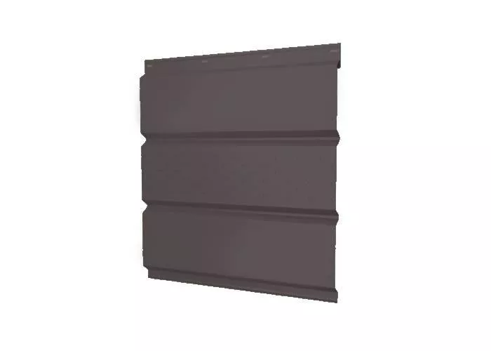 Софит металл GL с центральной перфорацией РЕ 0,45 мм RAL 8017 Шоколад купить в краснодаре