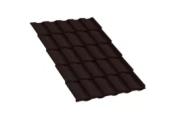 Металлочерепица Монтекристо-S VikingMP E 0.5 мм RAL 8019 Темно-коричневый – Купить оптом и в розницу