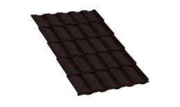 Металлочерепица Монтекристо-M VikingMP E 0.5 мм RAL 8019 Темно-коричневый. Цена: 808 руб. Артикул: montekr_06-8019m
