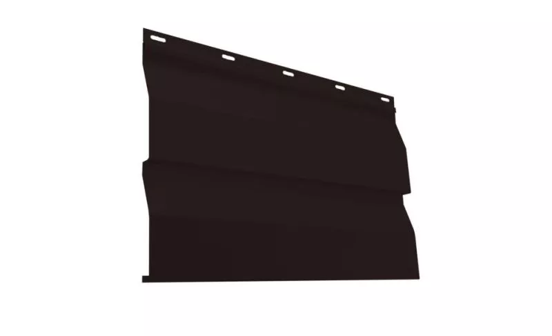 Металлический сайдинг Металл Профиль Корабельная доска VikingMP E 0,5 мм RAL 8019 Коричневый купить в краснодаре