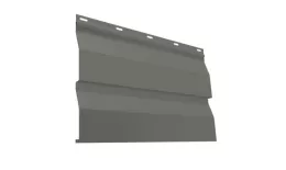 Металлический сайдинг Металл Профиль Корабельная доска PE 0,45 мм RAL 9002 Серо-белый. Цена: 695 руб. Артикул: MetalS108