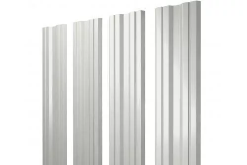 Штакетник Grand Line Twin 0,45 PE RAL 9003 Сигнальный белый купить в краснодаре