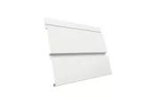 Металлический сайдинг Grand Line Квадро Брус Satin 0,5 мм RAL 9003 Сигнальный белый – Купить оптом и в розницу