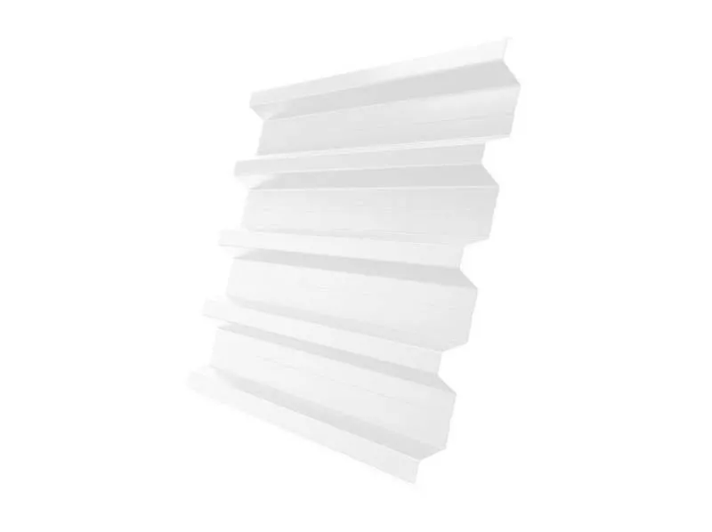 Профнастил Grand Line Н60 R Полиэстер 0,8 мм RAL 9003 Сигнальный белый купить в краснодаре