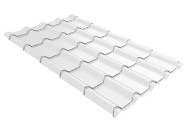 Металлочерепица Grand Line Камея (Kamea) 0,45 Полиэстер RAL 9003 сигнальный белый купить в краснодаре