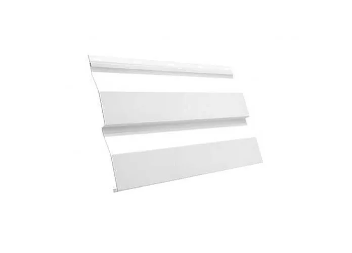 Металлический сайдинг Grand Line Корабельная доска XL Satin 0,5 мм RAL 9003 Сигнальный белый купить в краснодаре