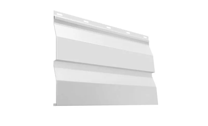 Металлический сайдинг Металл Профиль Корабельная доска NormanMP 0,5 мм RAL 9003 Белый купить в краснодаре