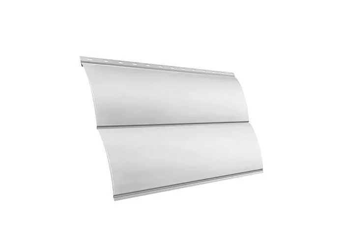 Металлический сайдинг Grand Line Блок-хаус Новый PE 0,45 мм RAL 9003 Сигнальный белый купить в краснодаре