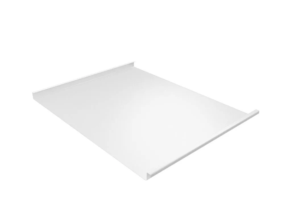 Кликфальц Pro Line Grand Line 0,45 Drap TX с пленкой на замках RAL 9003 сигнальный белый купить в краснодаре