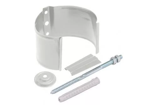 Кронштейн трубы на кирпич Grand Line 90 мм 125/90 мм RAL 9003 Сигнальный белый купить в краснодаре