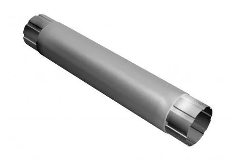 Труба круглая соединительная GL Granite 150/100 мм 1м RAL 9003 Сигнальный белый купить в краснодаре