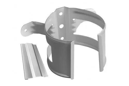 Кронштейн трубы на дерево Grand Line 125/90 мм RAL 9003 Сигнальный белый купить в краснодаре