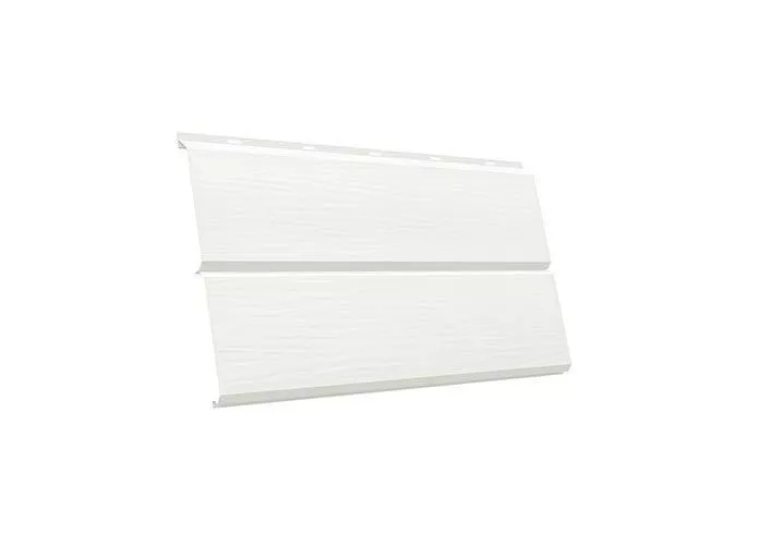 Металлический сайдинг Grand Line ЭкоБрус 3D PE 0,45 мм RAL 9003 Сигнальный белый купить в краснодаре