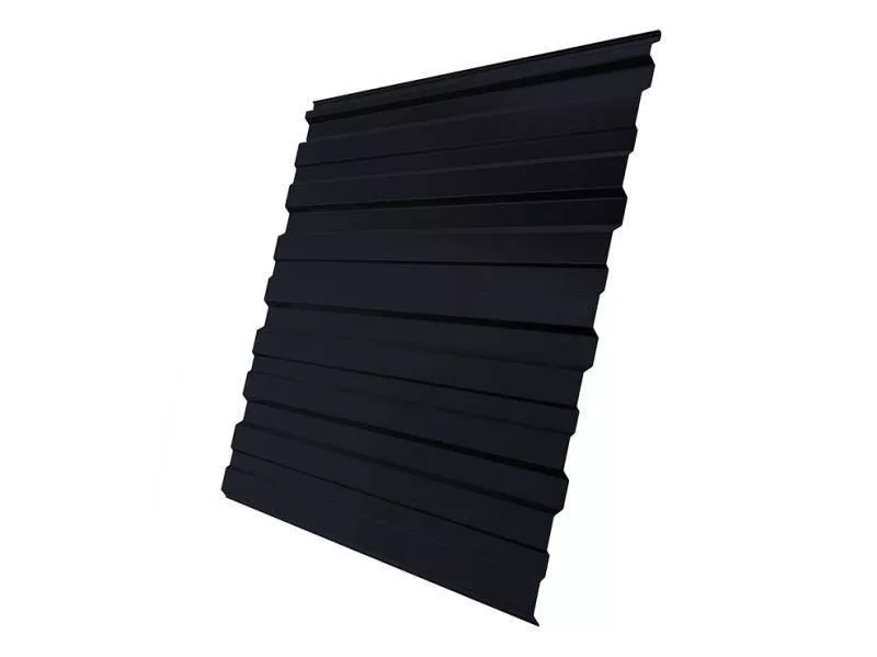 Профнастил Grand Line С10 R GreenCoat Pural Matt 0,5 мм RAL 9005 Черный купить в краснодаре