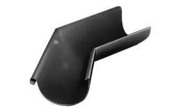 Угол желоба внешний 90° Grand Line 125/90 мм RAL 9005 Черный. Цена: 1233 руб. Артикул: GL_voda_293