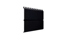 Металлический сайдинг Grand Line ЭкоБрус Satin Matt 0,5 мм RAL 9005 Черный. Артикул: GrandLine-MS1058