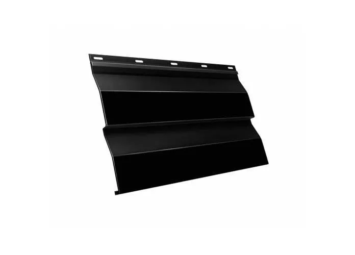 Металлический сайдинг Grand Line Корабельная доска Rooftop Matte Стальной бархат 0,5 мм RAL 9005 купить в краснодаре