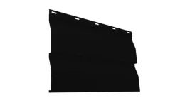 Металлический сайдинг Металл Профиль Корабельная доска PURMAN 0,5 мм RAL 9005 Черный. Цена: 1058 руб. Артикул: MetalS28