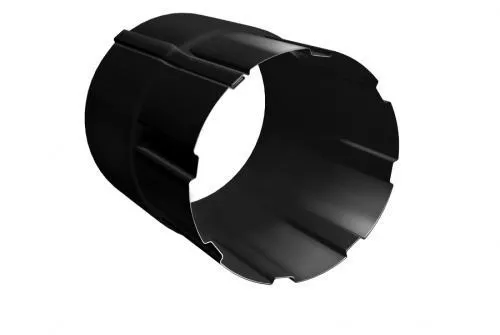 Соединитель трубы Grand Line 125/90 мм RAL 9005 Черный купить в краснодаре