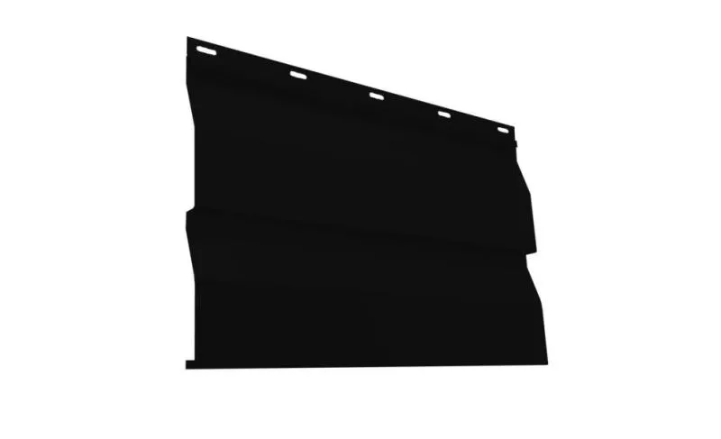 Металлический сайдинг Металл Профиль Корабельная доска VikingMP 0,45 мм RAL 9005 Черный купить в краснодаре