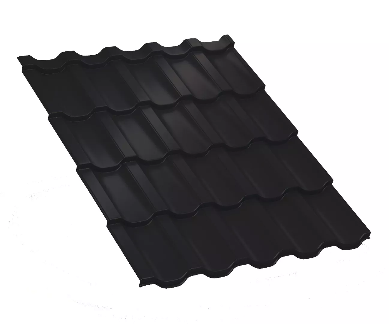 Металлочерепица Трамонтана-X VikingMP E 0.5 мм RAL 9005 Черный купить в краснодаре