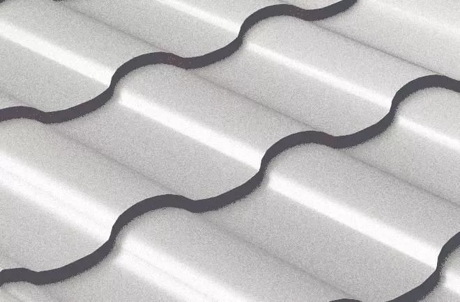 Металлочерепица Grand Line Кредо (Kredo) 0.5 Satin RAL 9006 бело-алюминиевый купить в краснодаре