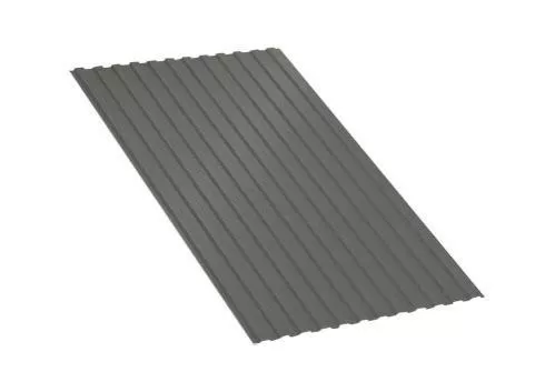 Профнастил МП10 B NormanMP 0,5 мм RAL 9006 Бело-алюминиевый купить в краснодаре