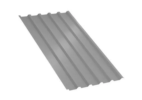 Профлист МП35 B Полиэстер 0,7 мм RAL 9006 Бело-алюминиевый купить в краснодаре