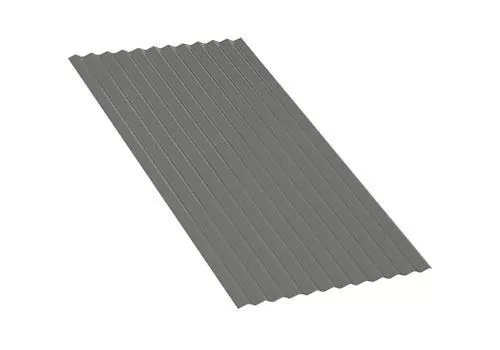 Профнастил МП18 A Полиэстер 0,45 мм RAL 9006 Бело-алюминиевый купить в краснодаре