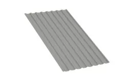 Профнастил МП20 R Полиэстер 0,7 мм RAL 9006 Бело-алюминиевый. Цена: 928 руб. Артикул: MP20PE07-9006