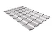 Металлочерепица Grand Line Кредо (Kredo) 0.5 Satin RAL 9006 бело-алюминиевый – Купить оптом и в розницу