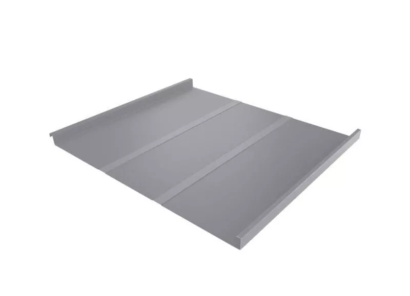 Двойной стоячий фальц Line Grand Line Полиэстер 0.7 мм RAL 9006 Бело-алюминиевый купить в краснодаре