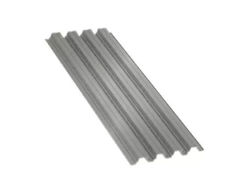 Профнастил Н75 A Полиэстер 0,7 мм RAL 9006 Бело-алюминиевый купить в краснодаре