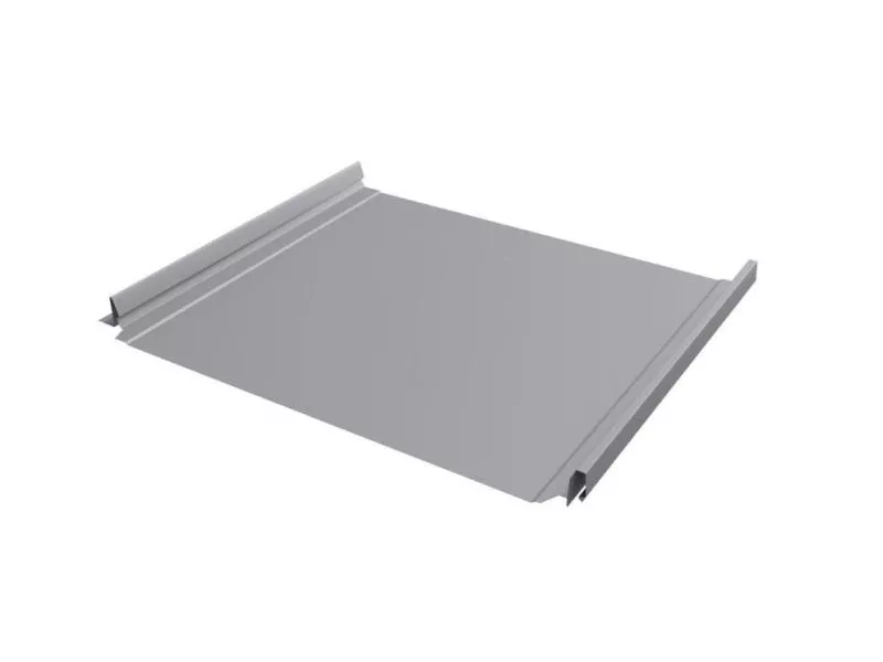 Кликфальц Pro Grand Line Полиэстер 0.45 мм RAL 9006 Бело-алюминиевый купить в краснодаре