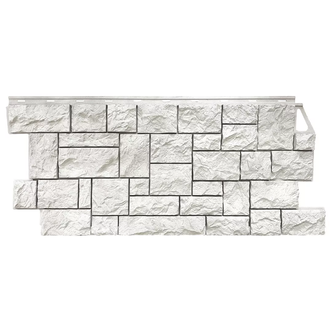 Фасадная панель Fineber КАМЕНЬ ДИКИЙ Жемчужный купить в краснодаре