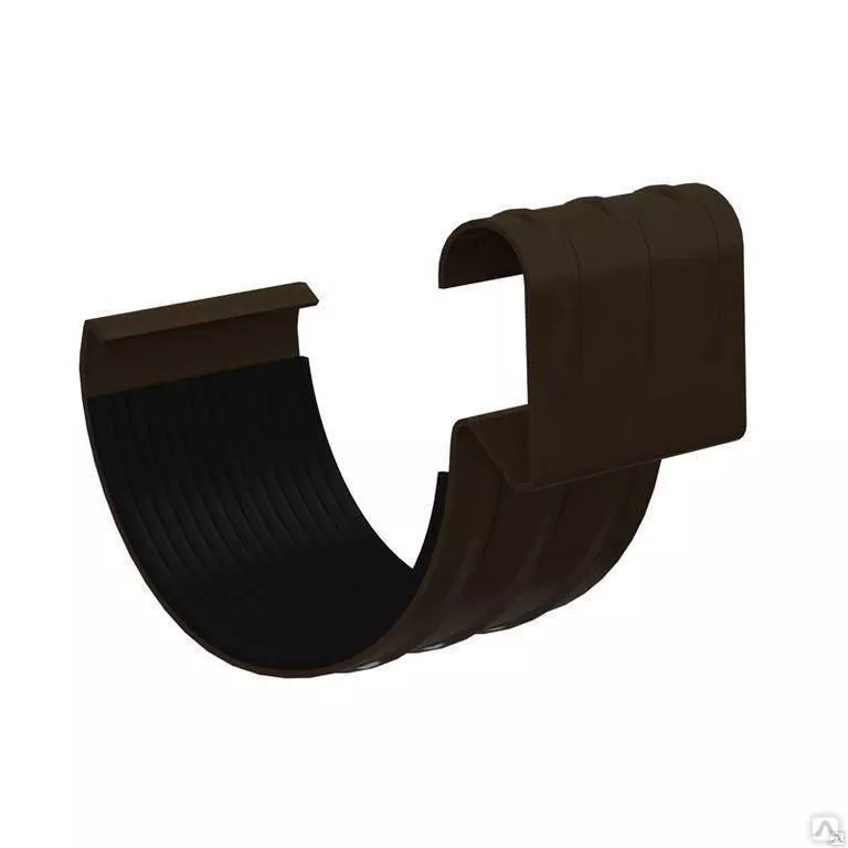 Соединитель желоба Металл Профиль Престиж D125х100 RAL 9005 Черный темный купить в краснодаре