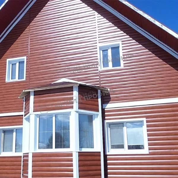 Сайдинг МЕТАЛЛ ПРОФИЛЬ Lбрус-XL-В-14х335 (ECOSTEEL-01-МореныйДуб-0.5) купить в краснодаре