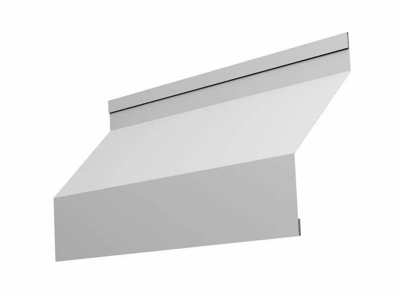 Ламель жалюзи Milan new 0,5 GreenCoat Pural BT, matt RR 21 светло-серый (RAL 7040 серое окно) GL купить в краснодаре