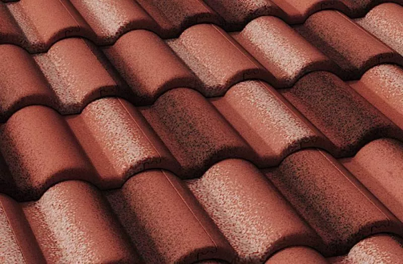 Цементно-песчаная минеральная черепица Braas Адриа красная купить в краснодаре