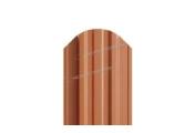 Штакетник Металл Профиль TRAPEZE-O (Закругленный) PURMAN 0,5 мм Argillite медный металлик – Купить оптом и в розницу